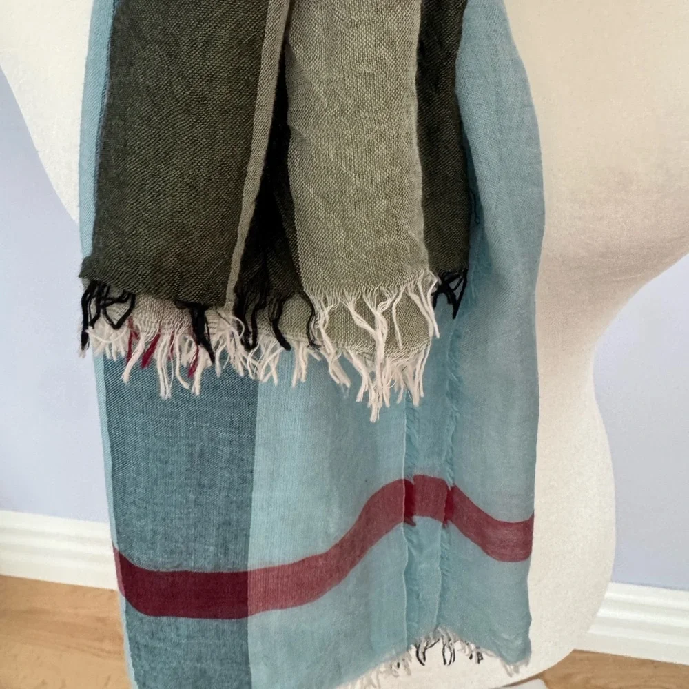 BURBERRY Women’s Plaid Multicolor Scarf - Picture 4 of 11